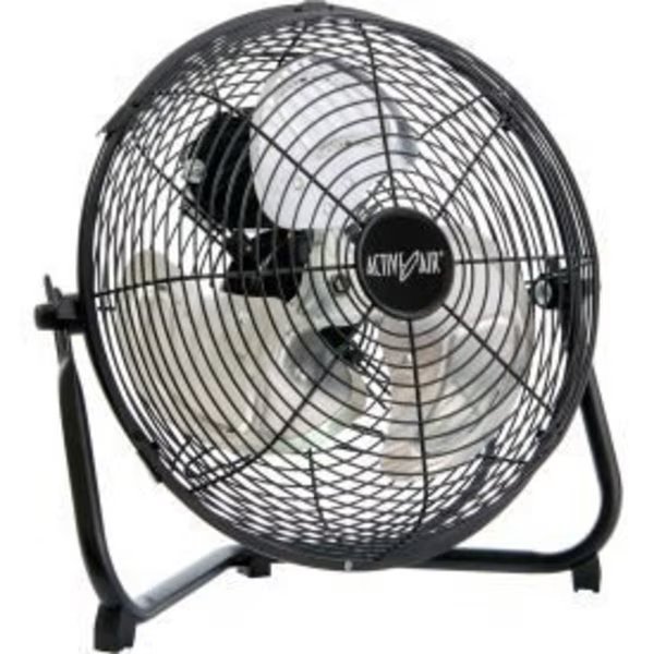 Active Air 12" Heavy Duty Floor Fan W/ 3 Speed, 1685 CFM, Hydrofarm, Mfr#: ACFV1012