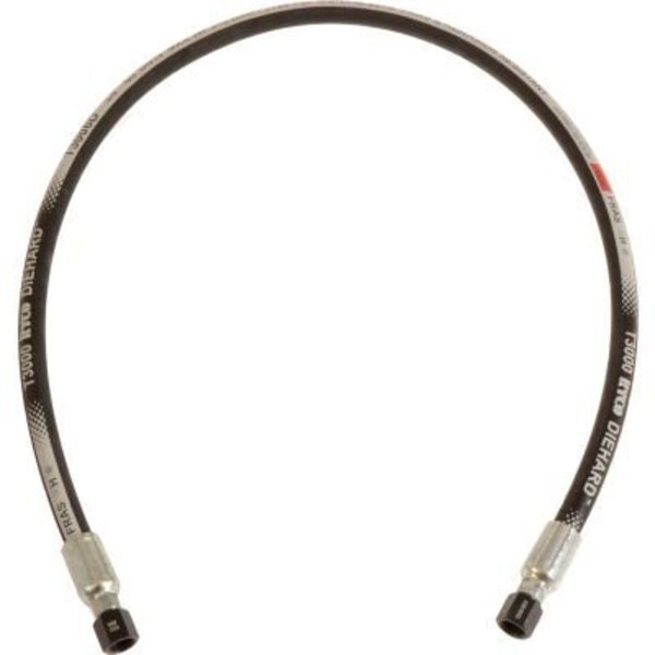 Ryco Hydraulic Hose Assembly, 3/8 In. x 36 In. 3000 PSI, F+F JIC, Synthetic Rubber, Alliance Hose & Rubber Co, Mfr#: T3006D-036-20402040-0909