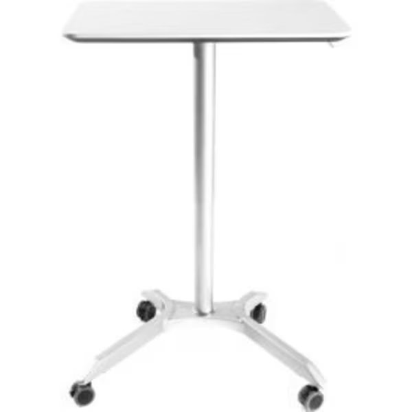 Seville Classics AIRLIFT XL Sit-Stand Mobile Desk, White, Seville Classics, Mfr#: OFF65801