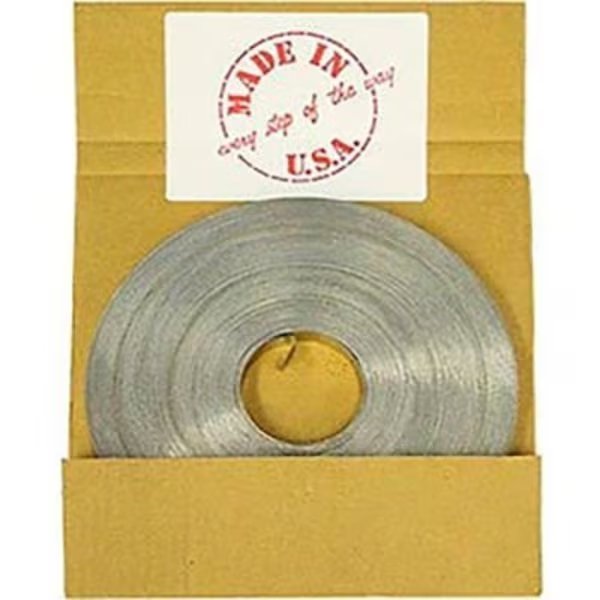Independent Metal Stainless Steel Strapping w/Self Dispensing Box, 1/2"W x 100'L x 0.030" Thick, Independent Metal Strap Co., Mfr#: 1230-SS