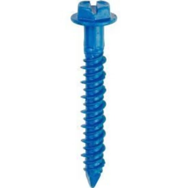TAPCON Concrete Screw, Hex, 2 3/4 in L, Itw, Mfr#: 24330