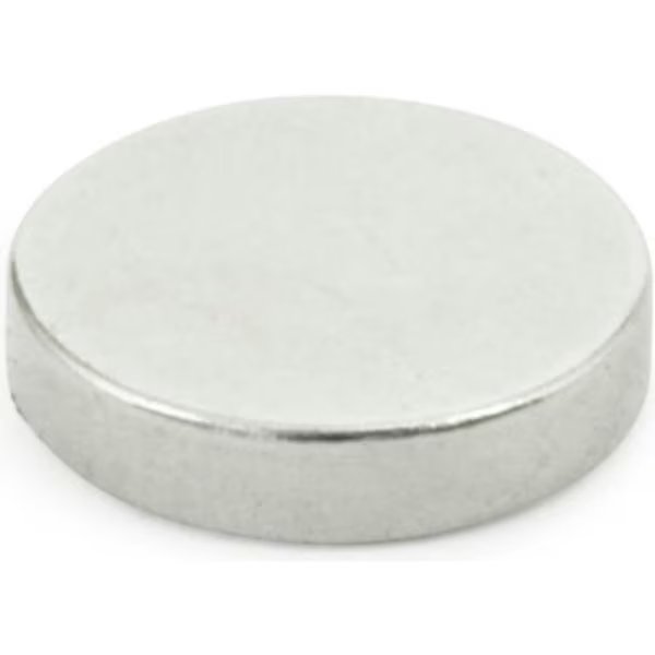 J.W. Winco Solid Disk-Shaped Raw Magnet - .39" Diameter, Steel, J.W. Winco, Mfr#: 55.2-ND-10-3