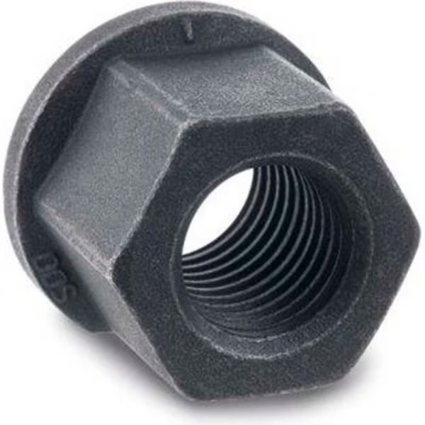 Flange Nut, M14, Steel, Class 10, Blackened, 22 mm Hex Wd, J.W. Winco, Mfr#: 6331-M14