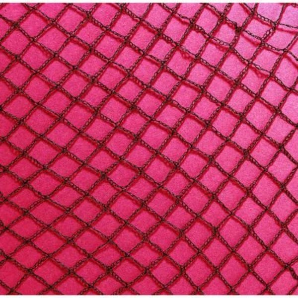 Super Heavy Duty Nylon Hairnet, 1/4" Opening, 100% Latex Free, Black, 20" 144/Box, Keystone Safety, Mfr#: 85-20-BLACK-1BX