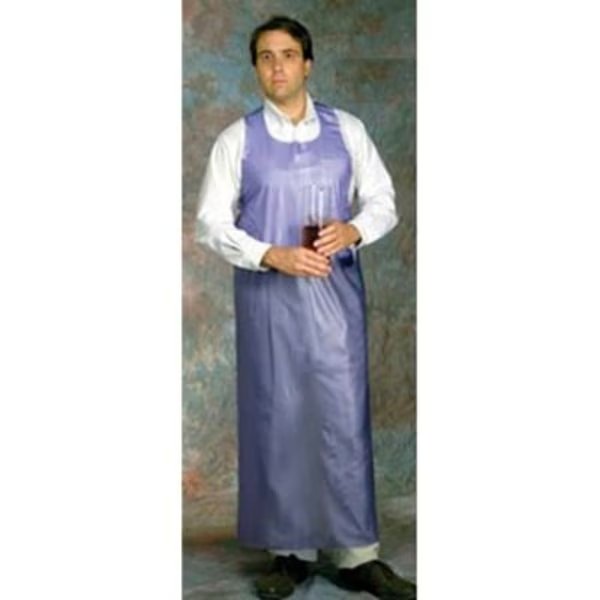 6 Mil PVC Apron W/ Die Cut Edge, Blue, 35" x 45", 12/Bag, 6 Bags/Case, Keystone Safety, Mfr#: AP-PVC-6DC-3545-BL