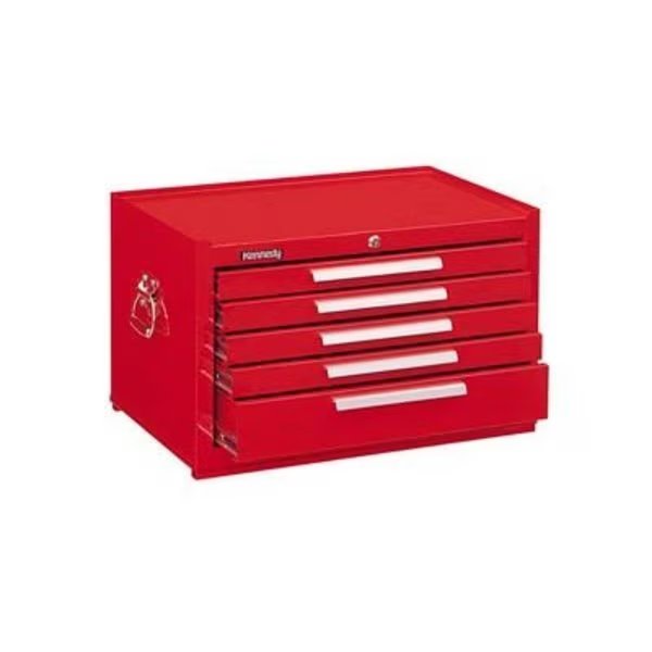 Kennedy® 2805XR Signature Series 29"W X 20"D X 16-5/8"H 5 Drawer Red Mechanics Chest, Kennedy, Mfr#: 2805XR