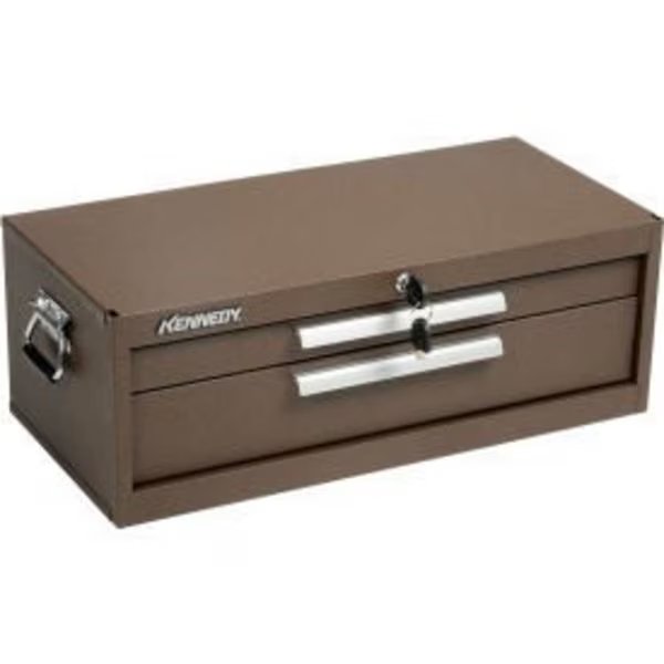 Kennedy® 5150B Signature Series 26-3/4"W X 12-1/2"D X 9-1/2"H 2 Drawer Brown Machinists Chest, Kennedy, Mfr#: 5150B