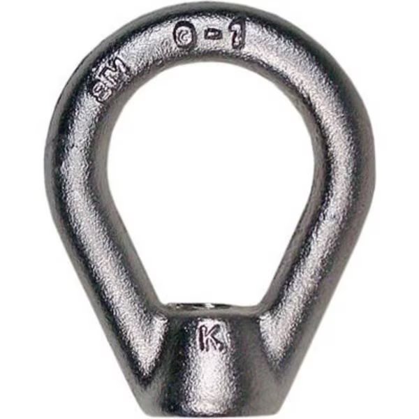 Oval Eye Nut, 3/4"-10 Thread Size, 3/4 in Thread Lg, 18-8 Stainless Steel, Ken Forging, Mfr#: EN-8-SS