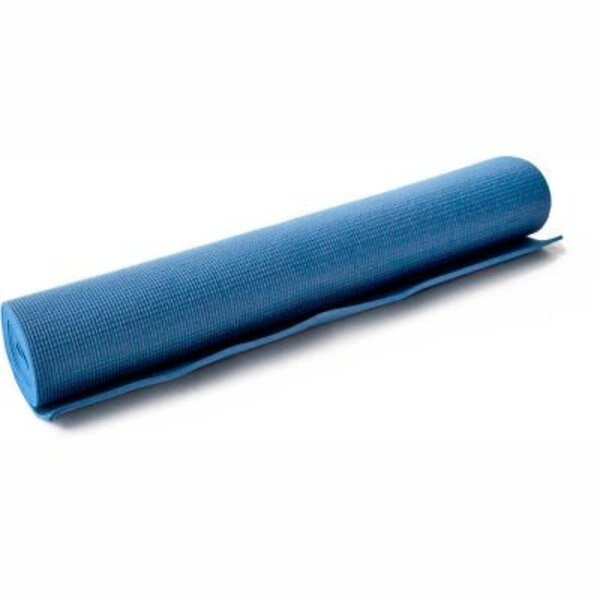 Kemp USA Classic Foam Yoga Mat, 68" x 24" x 4mm, Royal Blue, 17-001, Kemp Usa, Mfr#: 17-001