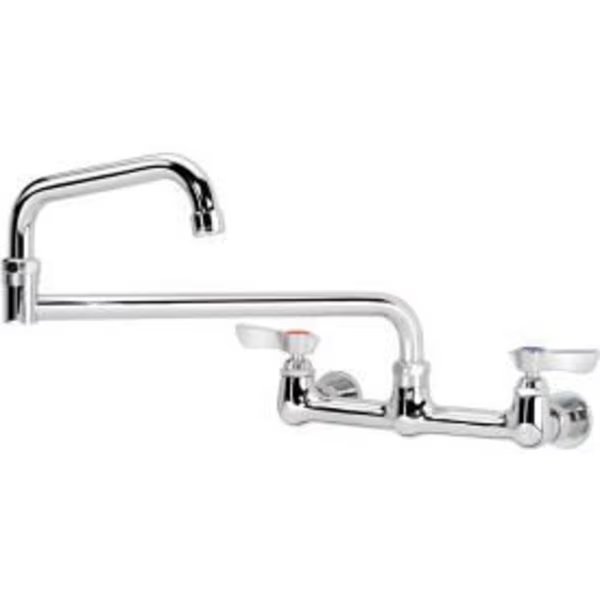 Krowne 12-818L - Silver Series 8" Center Wall Mount Faucet, 18" Jointed Spout, Krowne, Mfr#: 12-818L