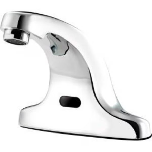 Krowne 16197 Electronic Sensor Operated Deck Mount Faucet, 4 Center, ADA Compliant, Chrome, Krowne, Mfr#: 16-197