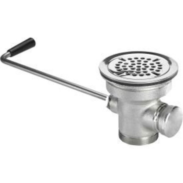 Krowne 22-201 - 3" Twist Waste Drain with 1-1/4" Overflow Outlet, Krowne, Mfr#: 22-201