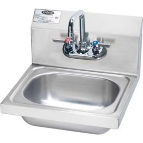 Krowne® HS-2L 16" Wide Hand Sink Compliant, Wrist Handles, Krowne, Mfr#: HS-2L