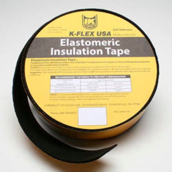 K-Flex Elastomeric Foam Tape, 1/8" Thick X 2" Wide X 30' Per Roll, 12PK, K-Flex Usa, Mfr#: 800-EL-018