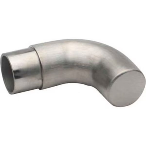 Lavi Industries, Radius Wall Return, for 1.5" Tubing, Satin Stainless Steel, Lavi Industries, Mfr#: 44-608/1H