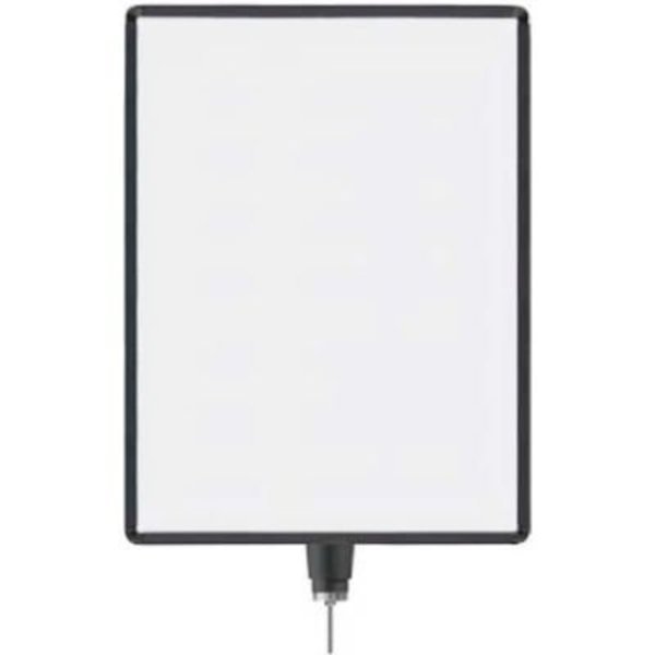 , Vertical Drum Top Post Sign Frame, , 22" x 28", Matte Black, Lavi Industries, Mfr#: 50-1136DV/MB