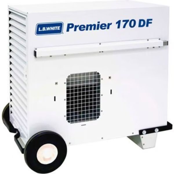 L.B. White® Portable Gas Heater Premier 170 DF, 170000 BTU, LPG/NG, L.B. White, Mfr#: Premier 170 DF 2.0