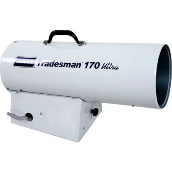L.B. White® Portable Forced Air Gas Heater, W/ Self Diagnostic Light, 120V, 170000 BTU, L.B. White, Mfr#: Tradesman 170N Ultra
