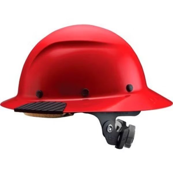 Lift Safety DAX Fiber Resin Full Brim, Red, Lift Safety, Mfr#: HDF-20RG