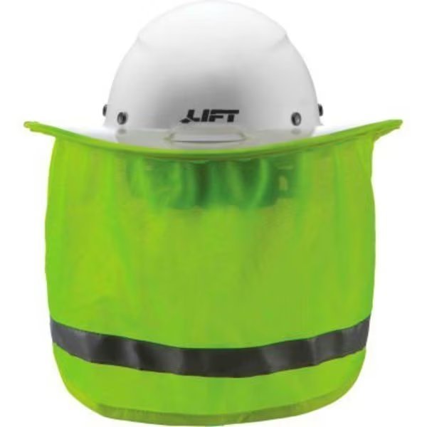 Lift Safety DAX Sunshade For Cap, Hi Viz Yellow, Lift Safety, Mfr#: HDSC-20HV