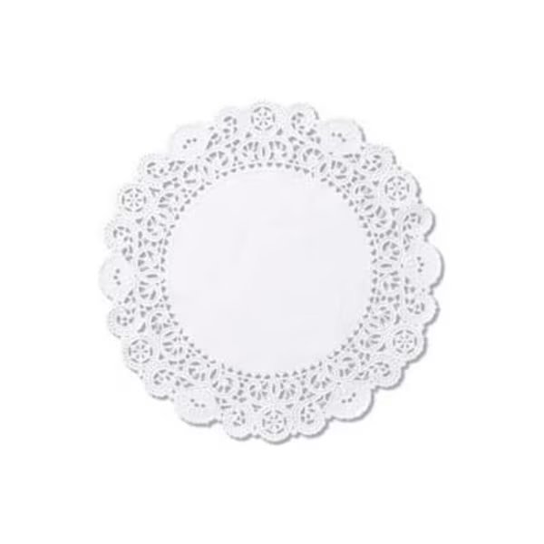 Cambridge Lace Doilies, Round, 8", White, 1000 ct, Lagasse, Mfr#: HFM 500236