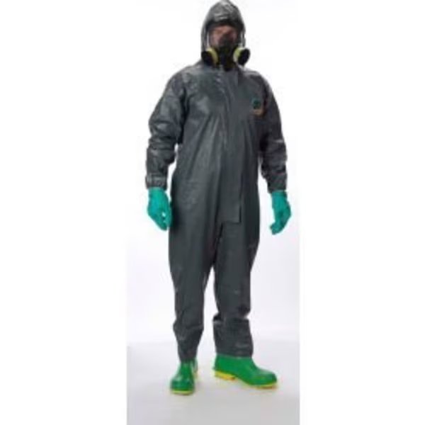 Lakeland Pyrolon® Plus 2 Disposable FR Coverall 2XL, Hood, Elastic Wrists/Ankles, 25/Cas, 7428B, Lakeland Industries, Mfr#: 51130-4X