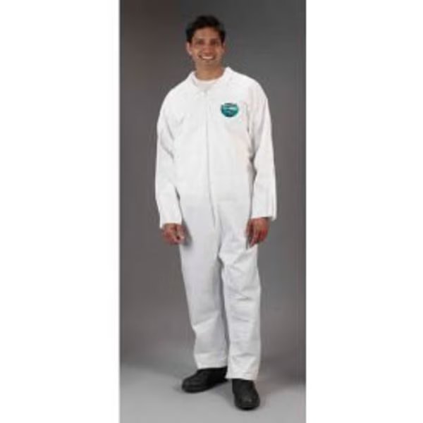 Lakeland Pyrolon® Plus 2 Disposable FR Coverall 2XL, Hood, Elastic Wrists/Ankles, 25/Cas, 7428B, Lakeland Industries, Mfr#: CTL412-3X
