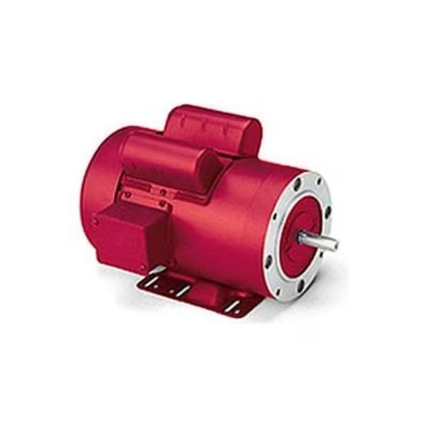Leeson Motors - 1HP, 115/208-230V, 1725RPM, TEFC, Rigid C Mount, Leeson Electric, Mfr#: 116488