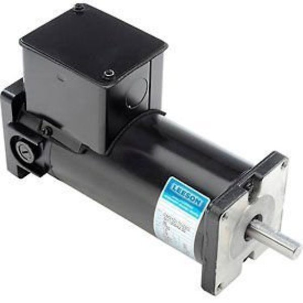 Leeson Motors DC Motor-1/6HP, 90V, 1750RPM, TENV, Sq. flange, Leeson Electric, Mfr#: M1120042.00
