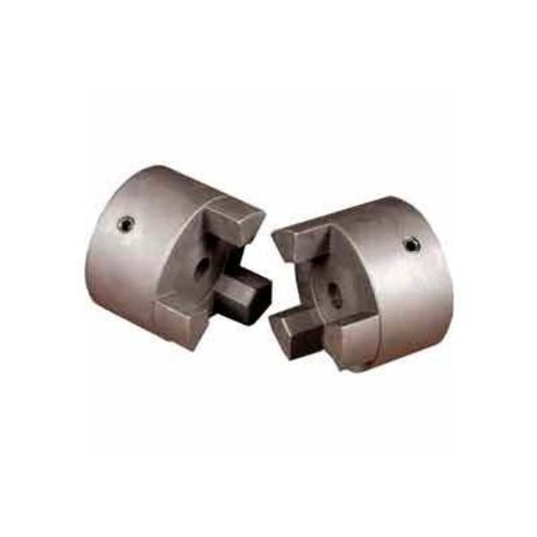 Cast Iron Jaw Coupling Hub, Style L075, 5/16" Bore Diameter, No Keyway, Master Drive Inc, Mfr#: L075-5-16