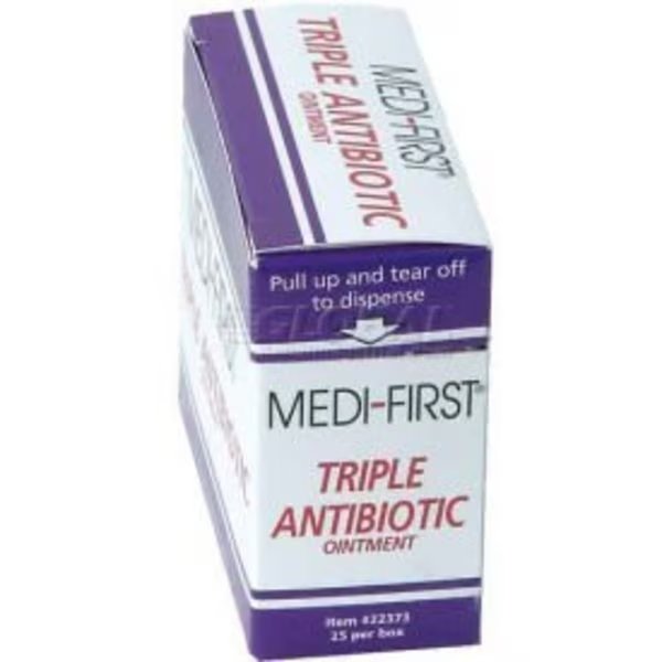 Triple Antibiotic Ointment, 1/57 gm. Packets, 25/Box, Medique Products, Mfr#: 22373