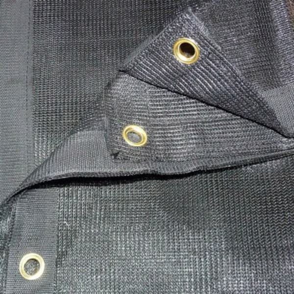 Xtarps, MN-MS70-B1018, 70% Shade Cloth, Shade Tarp, 10'W x 18'L, Black, Xtarps Corporation., Mfr#: MN-MS70-B1018