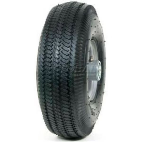 Marathon 20010 4.10/3.50-4 Sawtooth Tread Pneumatic - 2.25" Offset - 5/8" Bearings, Marathon Industries, Mfr#: 20010