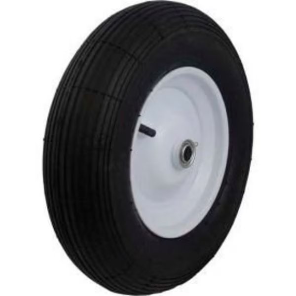 Marathon 20063 4.80/4.00-8 Ribbed Tread Pneumatic - 3" Centered Hub - 3/4" Bearings, Marathon Industries, Mfr#: 20063