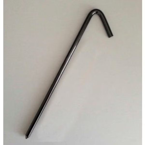 10" Mini Tarp Hook Stake, Black, Cutshaw Industries, Mfr#: 31210BBK
