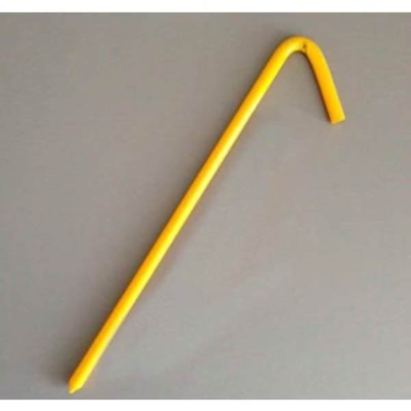 10" Mini Tarp Hook Stake, Yellow, Cutshaw Industries, Mfr#: 31210BYL