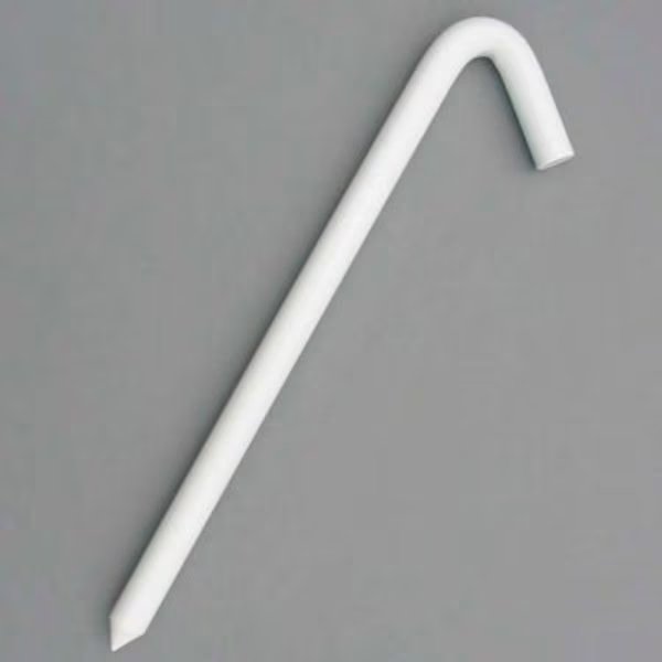 12" Hook Stake, Bright White, Cutshaw Industries, Mfr#: 62512BWH