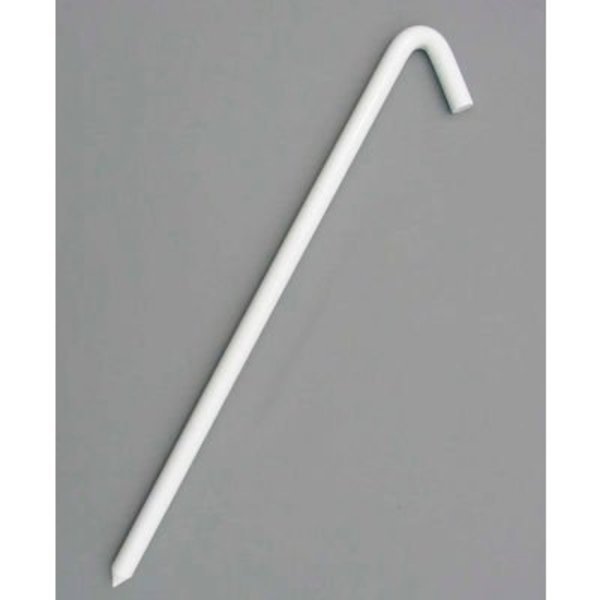 18" Hook Stake, Bright White, Cutshaw Industries, Mfr#: 62518BWH