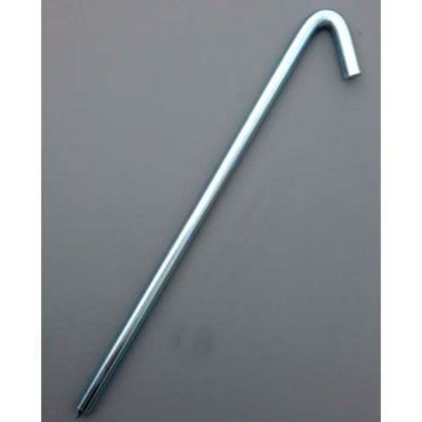18" Zinc Plated Hook Stake, Unpainted, Cutshaw Industries, Mfr#: 62518BZC