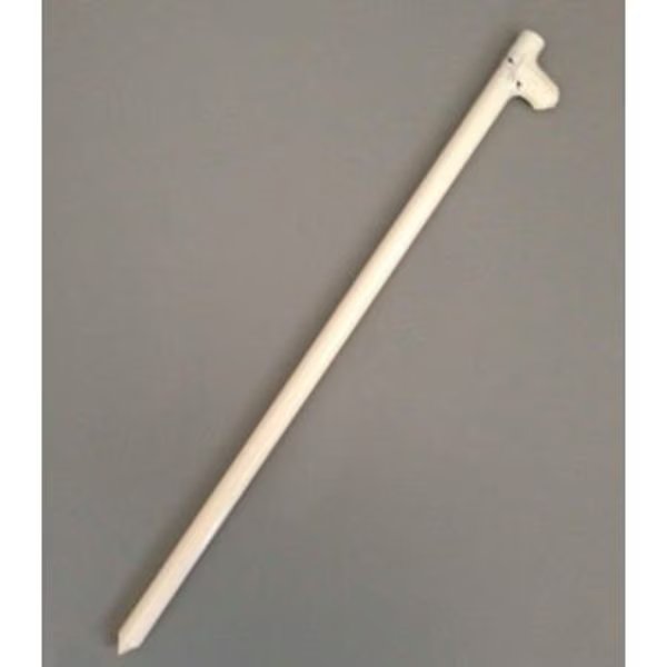 18" Forged Head Stake, Bright White, Cutshaw Industries, Mfr#: 62518HWH