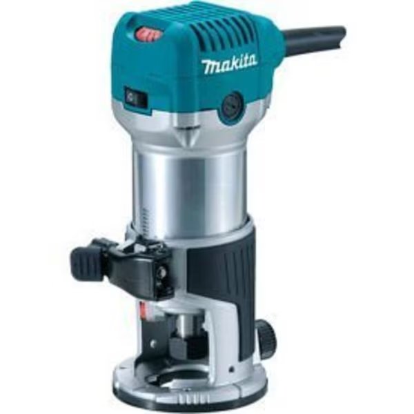 Makita® RT0701C 1-1/4 HP Compact Router, Fixed base, 10,000-30,000 RPM, var. spd., Makita, Mfr#: RT0701C