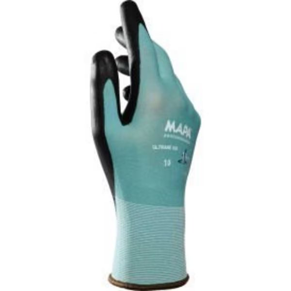 MAPA® Ultrane 510 Polymer Coated Gloves, Knit Wrist Liner, Green, 1 Pair, Size 7, 34510007, Mapa Gloves C/O Rcp, Mfr#: 34510007