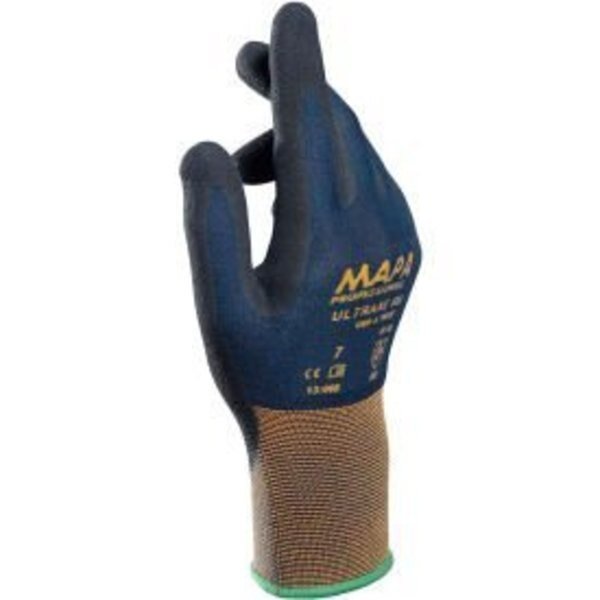 MAPA® Ultrane 500 Grip & Proof Nitrile Palm Coated Gloves, Lt Weight, 1 Pair, Size 6, 500416, Mapa Gloves C/O Rcp, Mfr#: 500416