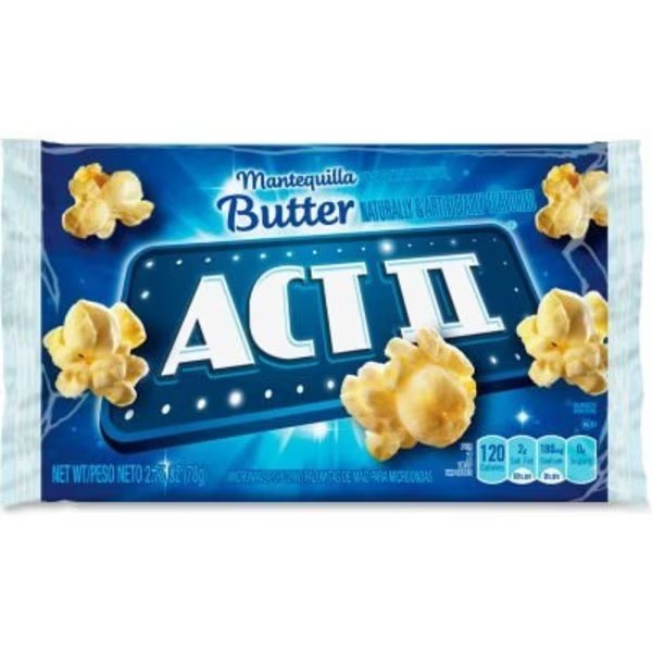 ACT II Microwave Popcorn, Butter, 2.75 Oz, 36/Carton, Marjack, Mfr#: CNG23223