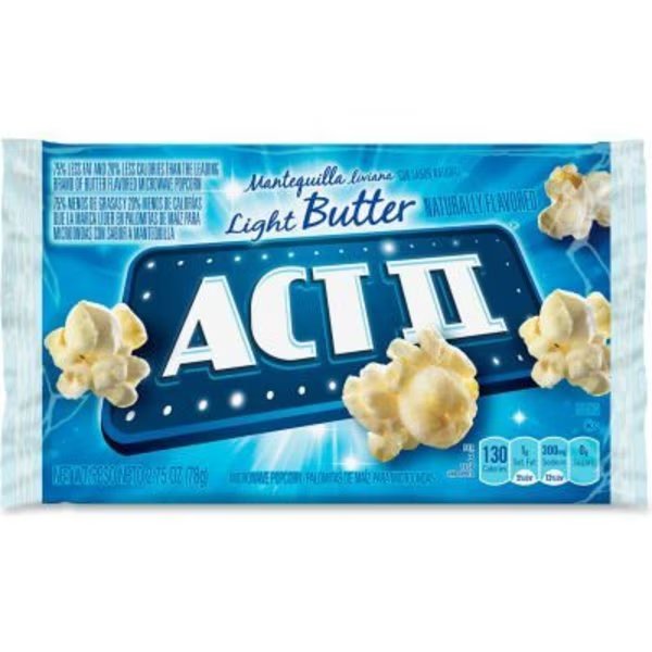 ACT II Microwave Popcorn, Light Butter, 2.75 Oz, 36/Carton, Marjack, Mfr#: CNG23243