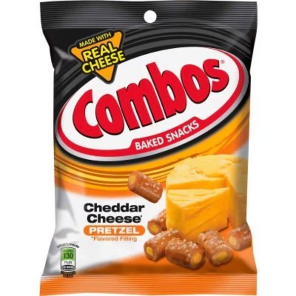 Combos® Pretzels W/Cheddar Cheese Filling, 1.8 oz, 18/Box, Marjack, Mfr#: MRS71471