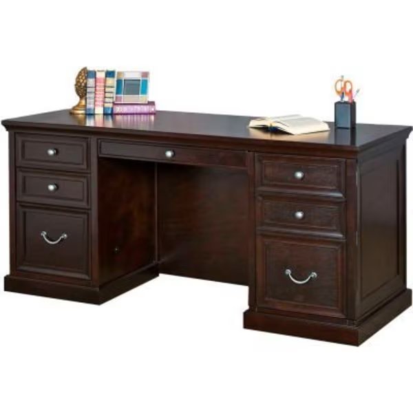 Martin Furniture Fulton Computer Credenza - Fully Assembled - Espresso, Martin Furniture, Mfr#: FL689