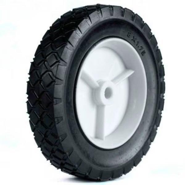 Martin Wheel Light Duty Plastic Wheel 875P-OF - 8 x 1.75 - 1-3/8" Offset Hub 1/2" Bore Diamond Tread, Martin Wheel Co., Mfr#: 875P-OF
