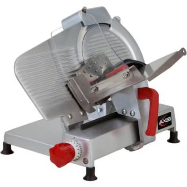 Axis AX-S10 ULTRA - Meat Slicer, 10" Blade, Manual, Poly V-Belt Drive System, Mvp Group Corporation, Mfr#: AX-S10 ULTRA