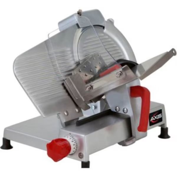 Axis Axs12 Ultra - Meat Slicer, 12" Blade, Manual, Poly V-Belt Drive System, Mvp Group Corporation, Mfr#: AX-S12 ULTRA